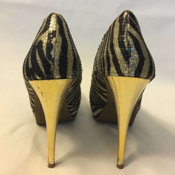 Sequined heels - Picture 3 of 5